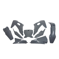 Rtech Plastics Kit for Husqvarna TC 125 2019-2021 Quantum Grey