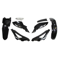 Rtech Plastics Kit for Husqvarna TC 510 2008-2010 W/out Front Plate) Black