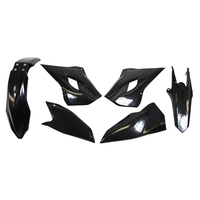 Rtech Plastics Kit for Husqvarna TE 250 2015-2016 Black