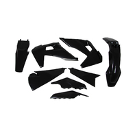 Rtech Plastics Kit for Husqvarna TE 300i Rockstar ED 2021 (5 pce Kit) Black