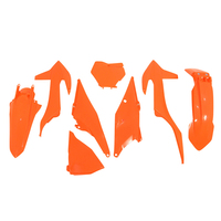 Rtech Plastics Kit KTM OEM (2021 Fact 250 SXF) SXF 450 Fact ED 2018-2021 Orange