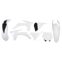 Rtech Plastics Kit for KTM SXF 350 2011-2012 White
