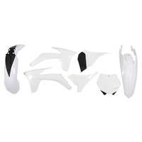 Rtech Plastics Kit for KTM SXF 350 FACTORY ED 2010-2012 White