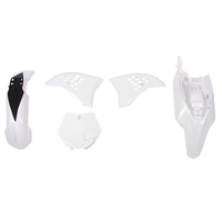 Rtech Plastics Kit for KTM SX 65 2012-2015 White