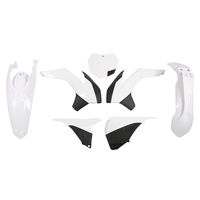 Rtech Plastics Kit for KTM SXF 350 2013-2015 White