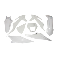 Rtech Plastics Kit for KTM OEM EXC 300 Erzberg Rodeo 2020-2021 White