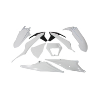 Rtech Plastics Kit KTM OEM (2020) Erzberg Rodeo ED EXC 300 2020-2021 White/Black