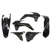 Rtech Plastics Kit for KTM EXC-F 250-350-450-500 2014-2016 Black