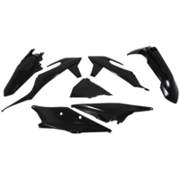 Rtech Plastics Kit KTM XCF-W 350-500 2020-2021 4pce Kit w/Left Airbox cover Blk