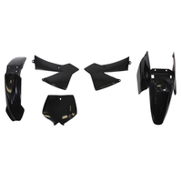 Rtech Plastics Kit for KTM SX 65 2002-2008 Black