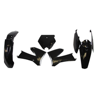 Rtech Plastics Kit for KTM SX 85 2006-2012 (Adaptable from 2003) Black