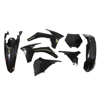 Rtech Plastics Kit for KTM SXF 350 FACTORY ED 2010-2012 Black