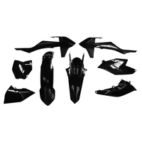 Rtech Plastics Kit KTM SXF 250 FACTORY ED 2016-2018 w/Left Airbox Cover Black