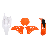 Rtech Plastics Kit for KTM OEM (2011) SX 65 2009-2011 Orange/White