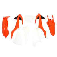Rtech Plastics Kit for KTM SX 85 2018-2021 -OEM-185 Orange/White