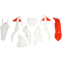 Rtech Plastics Kit for KTM SX 85 2018-2021 -OEM-285 Orange/White