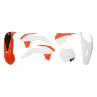 Rtech Plastics Kit for KTM SX 85 2013-2017 -OEM-523 Orange/White