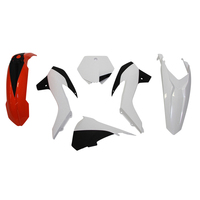 Rtech Plastics Kit for KTM SX 85 2013-2017 Orange/White/Black