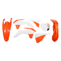 Rtech Plastics Kit for KTM OEM (2015) SXF 450 2013-2015 Orange/White
