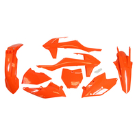 Rtech Plastics Kit for KTM SX 150 2016-2018 w/Left Airbox cover Orange