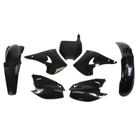 Rtech Plastics Kit for Kawasaki KX 125 2003-2008 Black