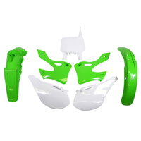 Rtech Plastics Kit for Kawasaki KX 250 1999-2002 Green/White