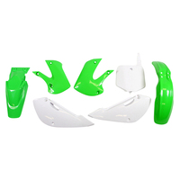 Rtech Plastics Kit for Kawasaki KX 65 2001-2021 Green/White