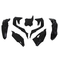 Rtech Plastics Kit for Kawasaki KX 250 F 2021 Black