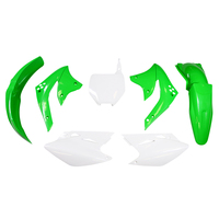 Rtech Plastics Kit for Kawasaki KXF 450 2006-2008 Green/White