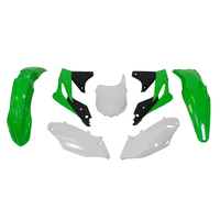 Rtech Plastics Kit for Kawasaki KXF 250 2013-2016 Green/Black/White