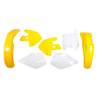 Rtech Plastics Kit for Suzuki RM 250 1998-2000 Yellow/White