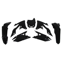 Rtech Plastics Kit for Suzuki RMZ 450 2018-2021 Black