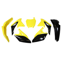 Rtech Plastics Kit for Suzuki RMZ 250 2010-2018 RMZ-OEM-591 Yellow/Black