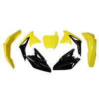 Rtech Plastics Kit for Suzuki RMZ 450 2008-2017 RMZ-OEM-598 Yellow/Black