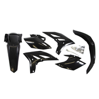 Rtech Plastics Kit for Yamaha WRF 450 2012-2015 Black