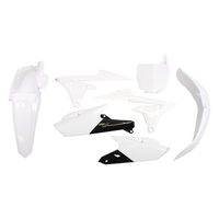 Rtech Plastics Kit for Yamaha YZ 250 F 2014-2018 White/Black