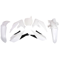 Rtech Plastics Kit for Yamaha YZ 450 F 2018-2021 White/Black