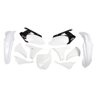 Rtech Plastics Kit for Yamaha YZ 450 F 2010-2013 YZF-BN2-611 White/Black