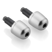 Rizoma Silver Bar End Plug Set for Yamaha XMax 125 Tech Max 2021-2022 (MA302A)