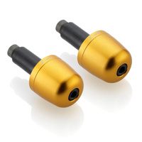 Rizoma Gold Bar End Plug Set for Honda CBR 1000 RRR Fireblade SP 30th Ann 2022-2023 (MA302G)