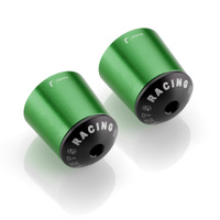 Rizoma Green Bar End Plug Set for Kawasaki Z 900 RS SE 2022 (MA510V)