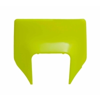 Rtech Headlight Surround for Husqvarna 350 FE (Magura) 2020 Neon Yellow Front 