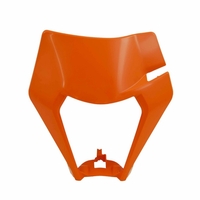 Rtech Headlight Surround for KTM 350 EXC-F 2020 OE Orange Front 