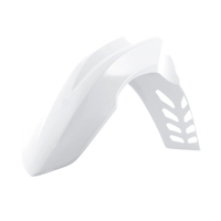 Rtech Front Fender for Honda CRF 250 R 2010-2013 White Vented 