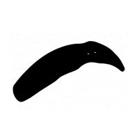 Rtech Front Fender for Suzuki RM 65 2003-2006 Black 