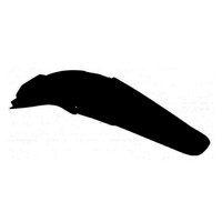 Rtech Rear Fender for Honda CR 125 R 2002-2007 Black 