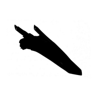 Rtech Rear Fender for KTM 125 SX 2016-2018 Black 