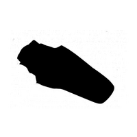 Rtech Rear Fender for Kawasaki KX 100 2004-2013 Black 