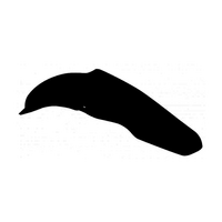 Rtech Rear Fender for Suzuki RM 125 2001-2008 Black 