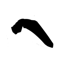 Rtech Rear Fender for Yamaha WRF 250 2007-2014 Black 